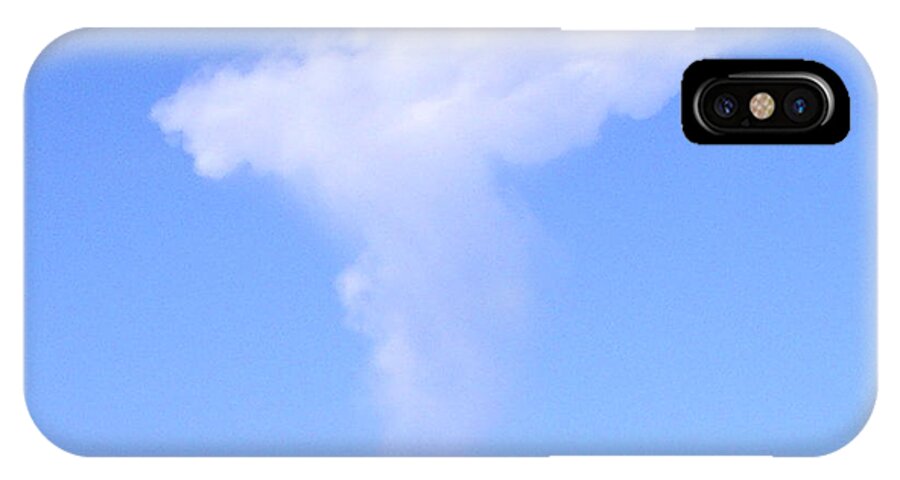 Clouds iPhone X Case featuring the photograph Angel Cloud by Karen Nicholson
