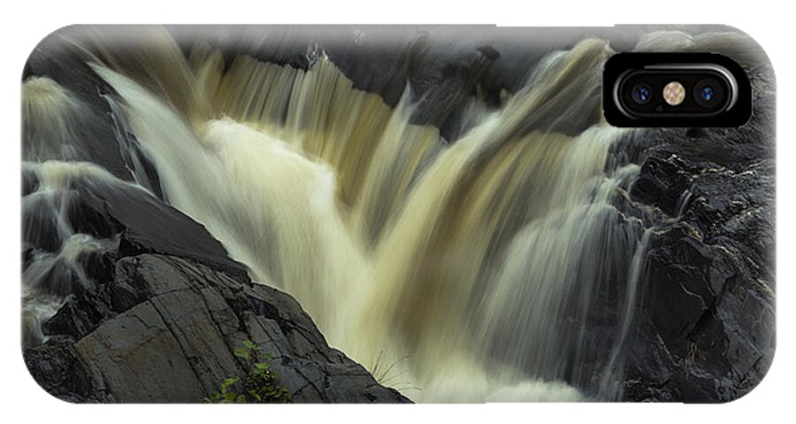 Whetstone Brook iPhone X Case featuring the photograph Angry Whetstone Brook by Tom Singleton