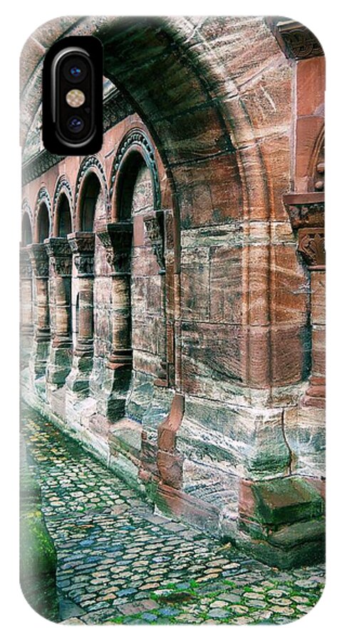 St. Martin's Church iPhone X Case featuring the digital art Arches and Cobblestone by Maria Huntley