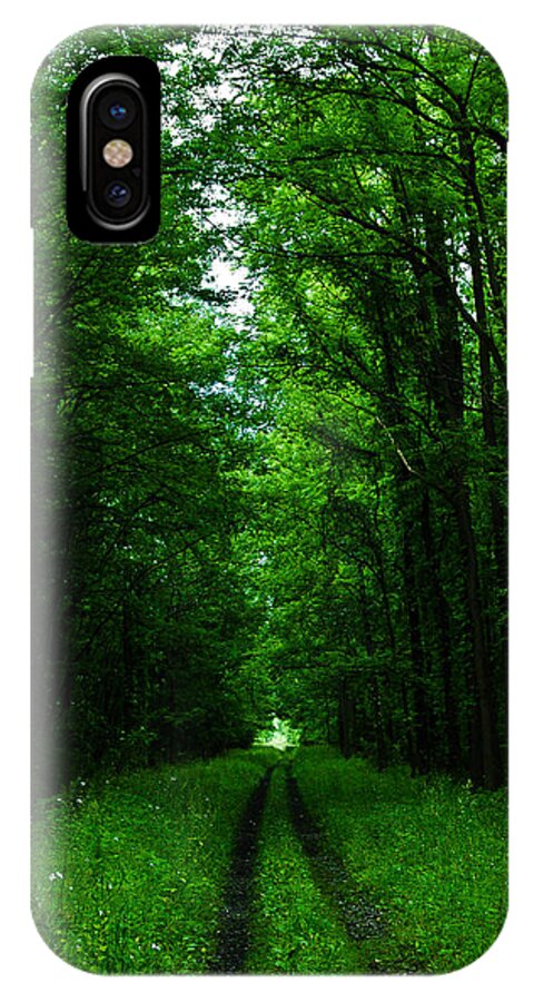 Leroy iPhone X Case featuring the photograph Archway of Light by Rhonda Barrett
