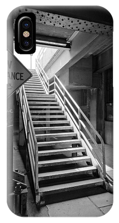 Stairs iPhone X Case featuring the photograph Atomic City by Martin Konopacki