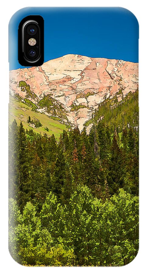 Colorado iPhone X Case featuring the photograph Avery Peak by Jerry Nettik