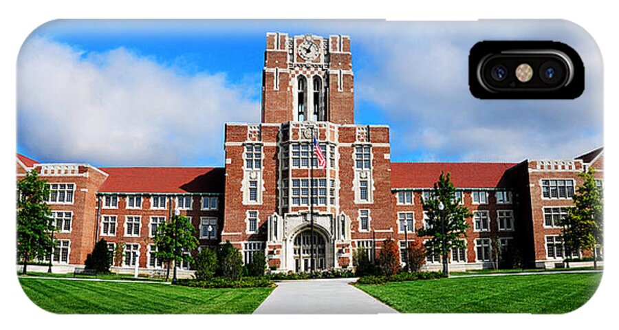 Ayres Hall iPhone X Case featuring the photograph Ayres Hall by Paul Mashburn