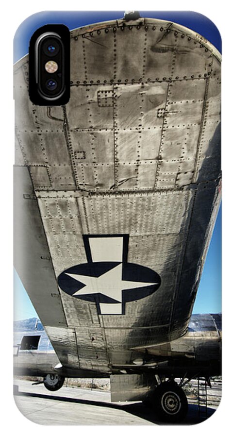 Flying Fortress iPhone X Case featuring the photograph B 17 Sentimental Journey by Sandra Selle Rodriguez
