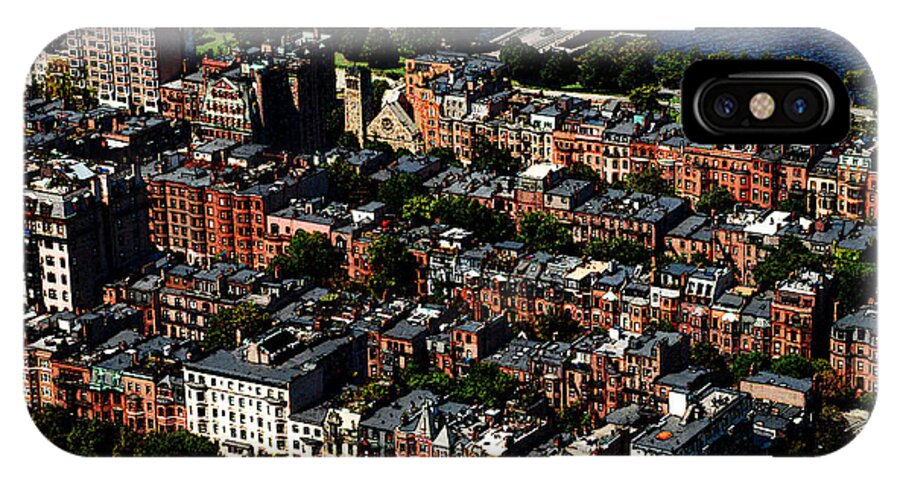 Boston iPhone X Case featuring the photograph Back Bay by Norma Brock