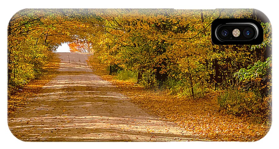 Back Road iPhone X Case featuring the photograph Back Road by Rick Bartrand