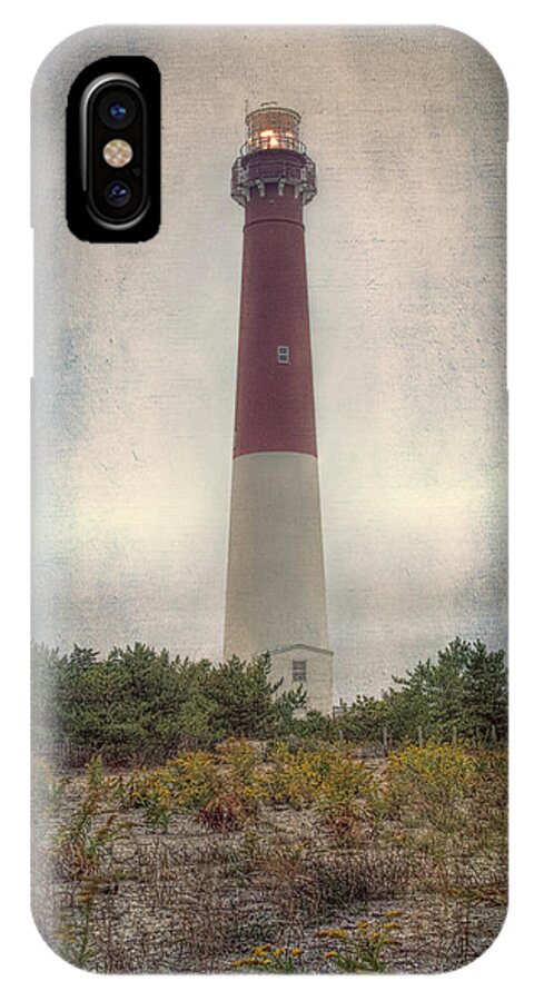 Joan Carroll iPhone X Case featuring the photograph Barnegat Lighthouse Dawn by Joan Carroll
