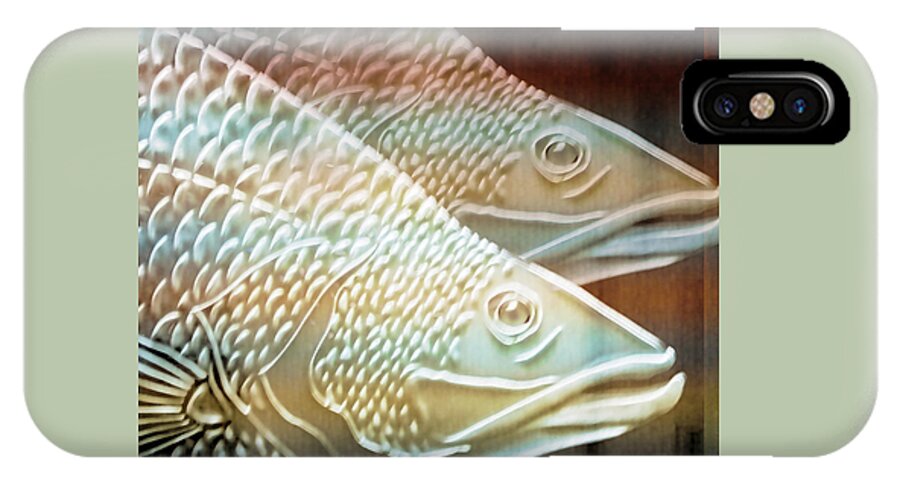 Animals iPhone X Case featuring the photograph Barramundi by Holly Kempe