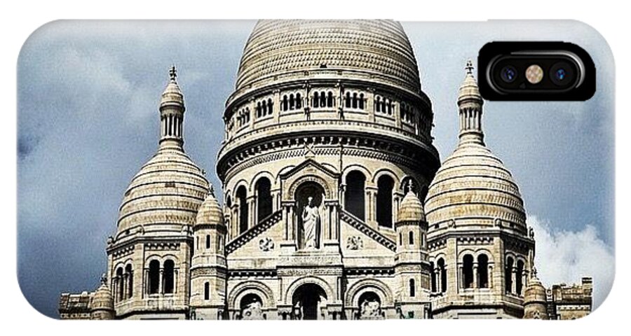 Europe iPhone X Case featuring the photograph Basilique Du Sacré Coeur, #paris by Luisa Azzolini
