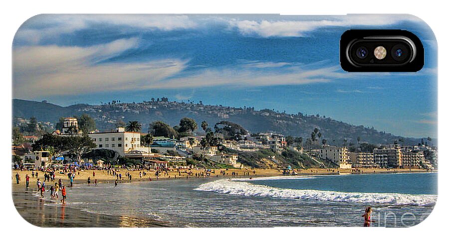 Laguna iPhone X Case featuring the photograph Beach fun by Tammy Espino