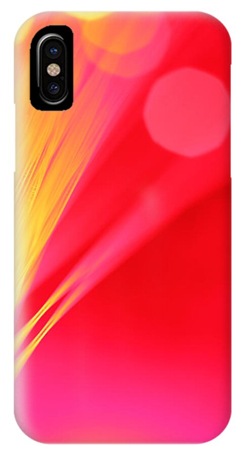 Abstract iPhone X Case featuring the photograph Beautiful Way by Dazzle Zazz