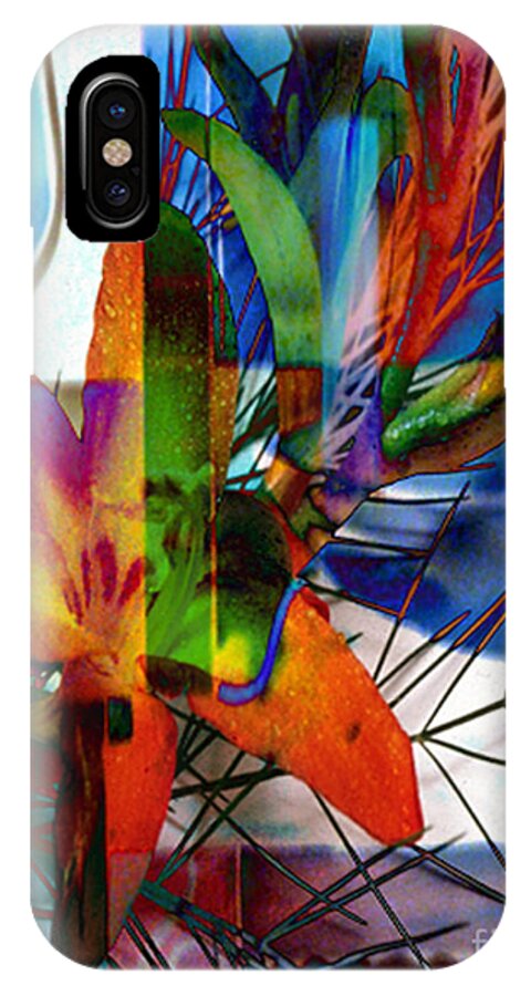 Digital Image iPhone X Case featuring the digital art Beauty by Yael VanGruber