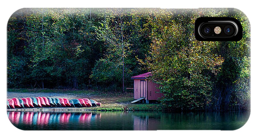 Beavers Bend iPhone X Case featuring the photograph Beavers Bend Reflection by Robert Bellomy