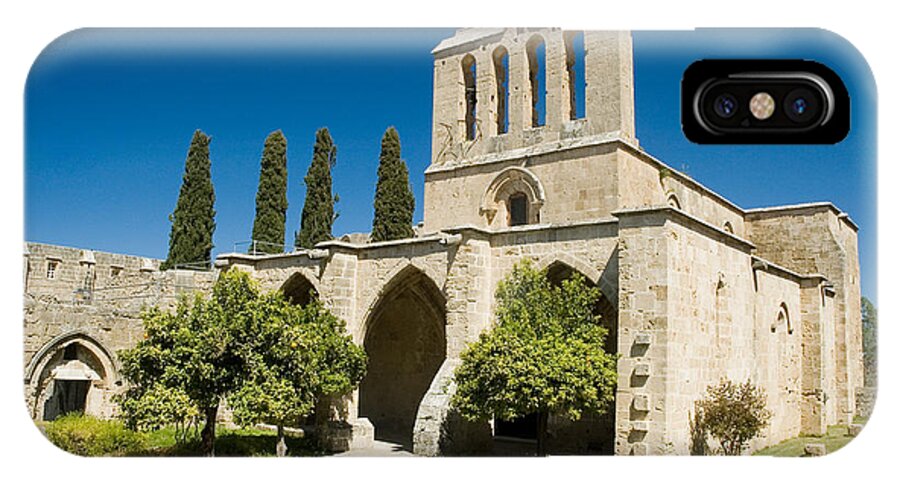 Cyprus iPhone X Case featuring the photograph Bellapais Abbey Kyrenia by Jeremy Voisey