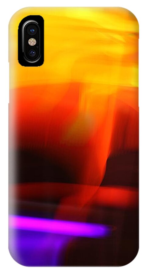 Photo iPhone X Case featuring the photograph Black Magic by Carolyn Jacob