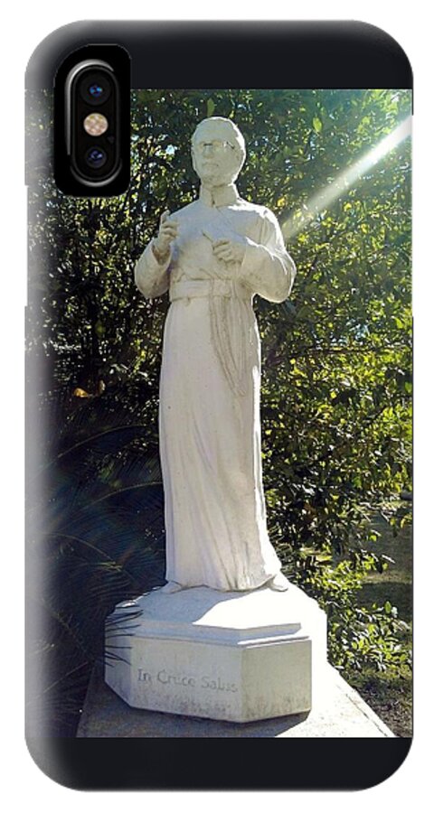 Blessed Father Francis Xavier Seelos C. Ss. R. iPhone X Case featuring the photograph Blessed Francis Xavier Seelos C.Ss.R. - New Orleans LA #2 by Deborah Lacoste