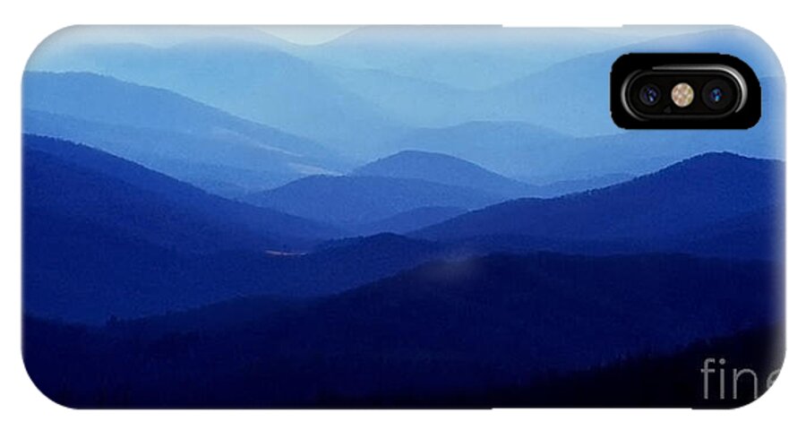 Virginia iPhone X Case featuring the photograph Blue Ridge Mountains by Thomas R Fletcher