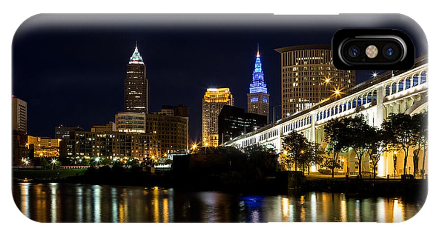 Cleveland Ohio iPhone X Case featuring the photograph Blues In Cleveland Ohio by Dale Kincaid