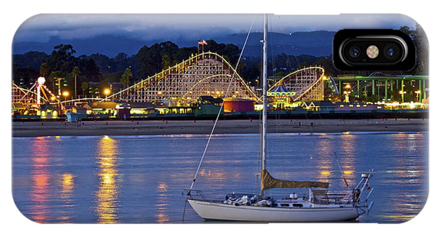 Boat iPhone X Case featuring the photograph Boat At Twilight by SC Heffner