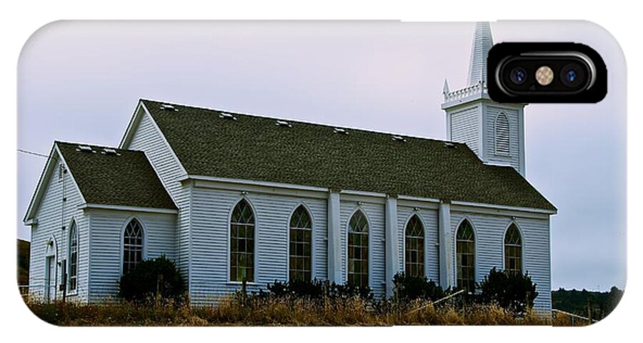 Bodega iPhone X Case featuring the photograph Bodega Church by Eric Tressler