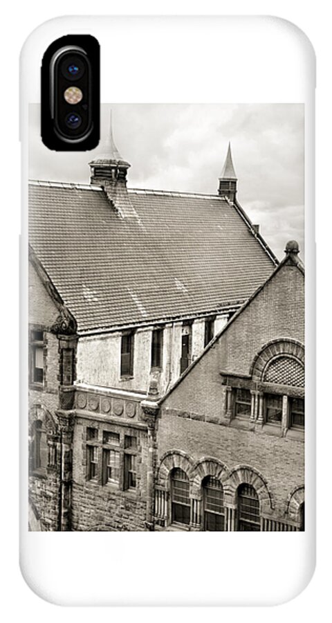 Cloudy iPhone X Case featuring the photograph Boston by Laura Schramm-Behnke