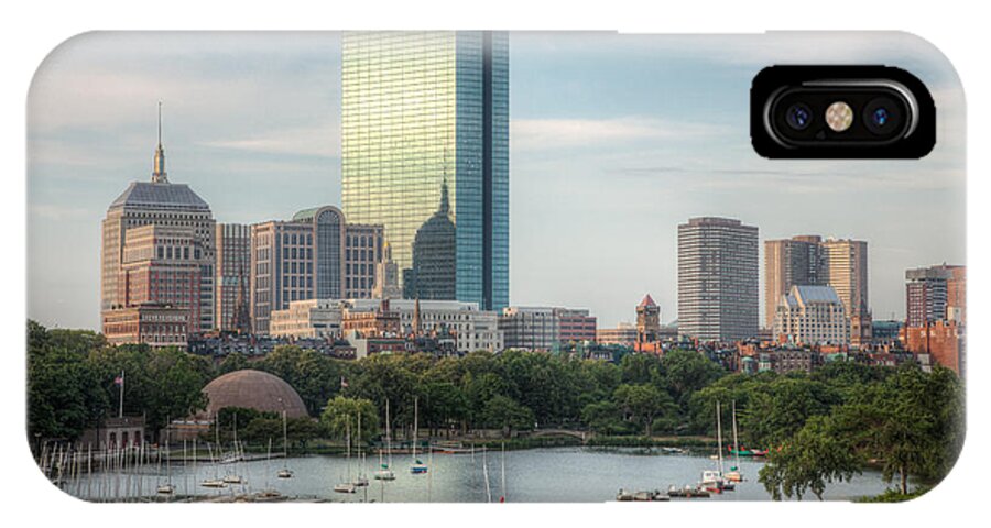 Clarence Holmes iPhone X Case featuring the photograph Boston Skyline I by Clarence Holmes