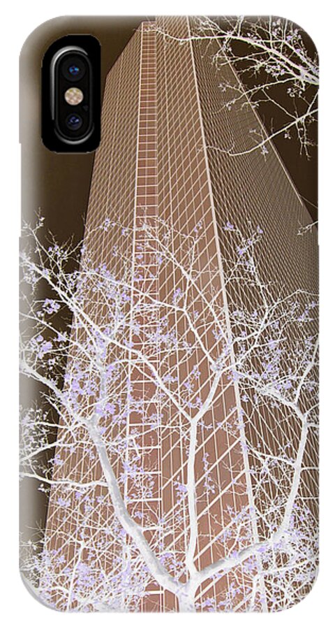 Skyscraper iPhone X Case featuring the photograph Boston Skyscraper by Cheryl Del Toro