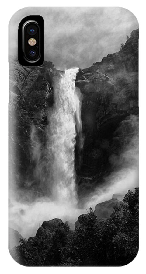 Water iPhone X Case featuring the photograph Bridalveil Falls by Cat Connor