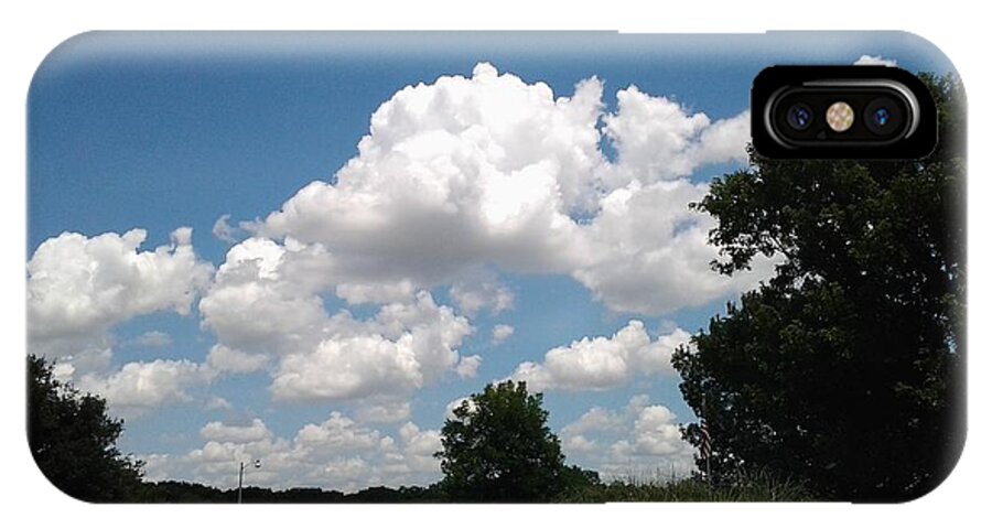 Clouds iPhone X Case featuring the photograph Brilliant clouds by Susan Williams