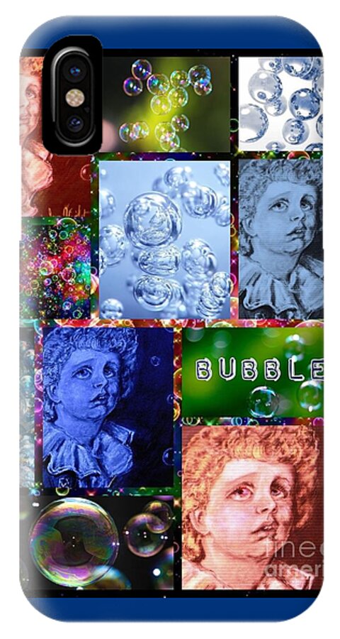 Bubbles Collage Iphone X Case For Sale By Joan Violet Stretch