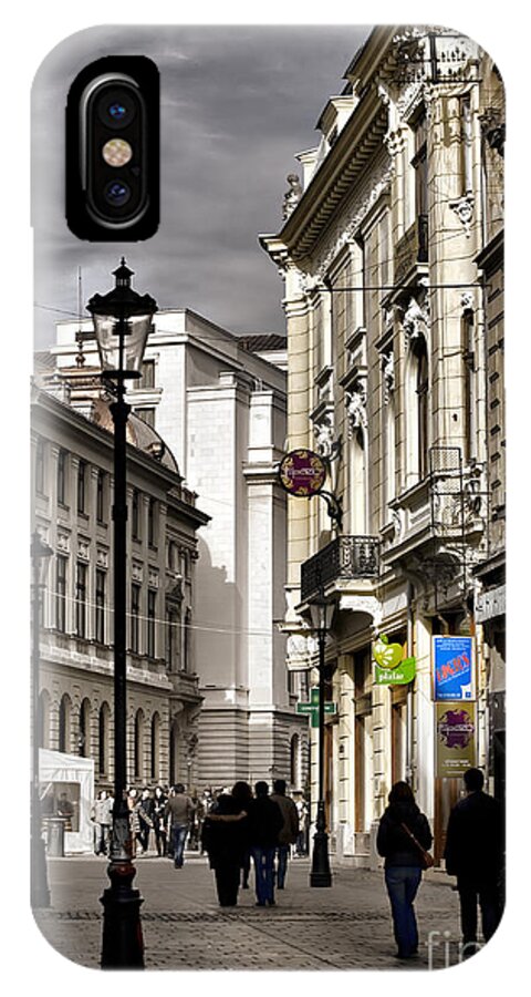 Bucharest iPhone X Case featuring the photograph Bucharest The little Paris by Daliana Pacuraru