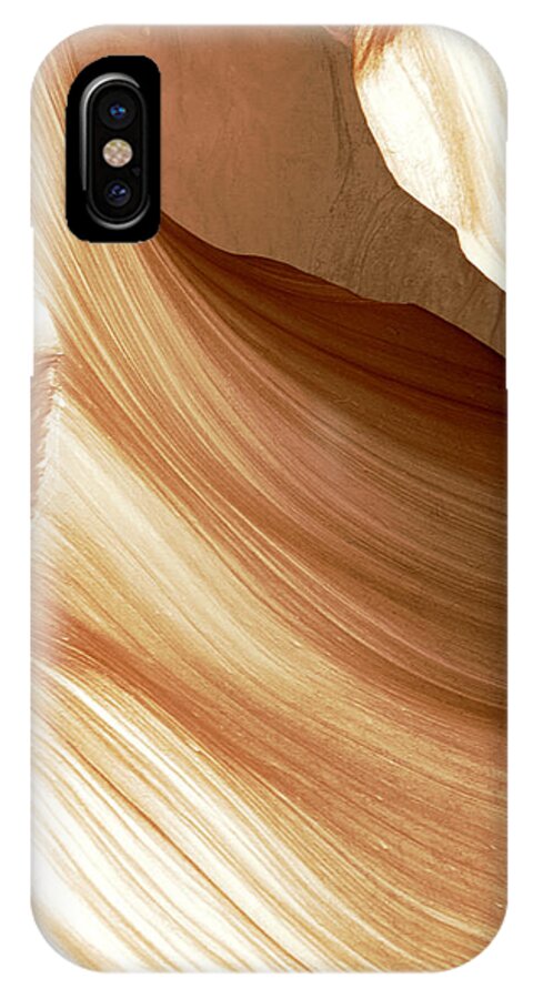 Evie iPhone X Case featuring the photograph Butterscotch Taffy Antelope Canyon by Evie Carrier