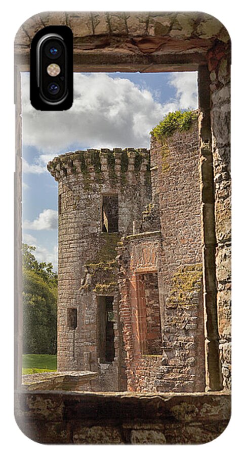 Castle iPhone X Case featuring the photograph Caerlaverock Castle by Eunice Gibb