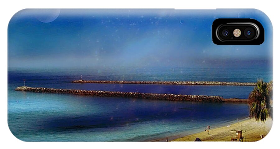Beach iPhone X Case featuring the photograph California dreaming by Tammy Espino
