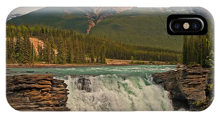 Falls iPhone X Case featuring the photograph Canadian Falls by Robert Pilkington