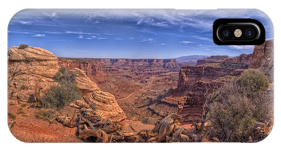 Canyonlands iPhone X Case featuring the photograph Canyonlands by Stephen Campbell