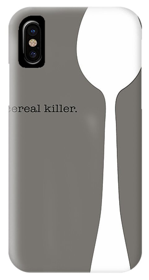 Food iPhone X Case featuring the digital art Cereal Killer by Nancy Ingersoll