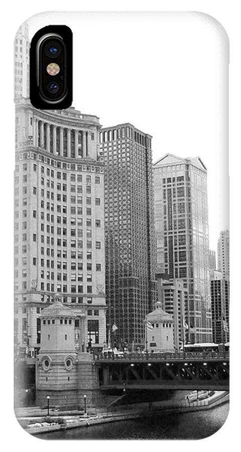 Chicago Downtown iPhone X Case featuring the photograph Chicago Downtown 2 by Bruce Bley