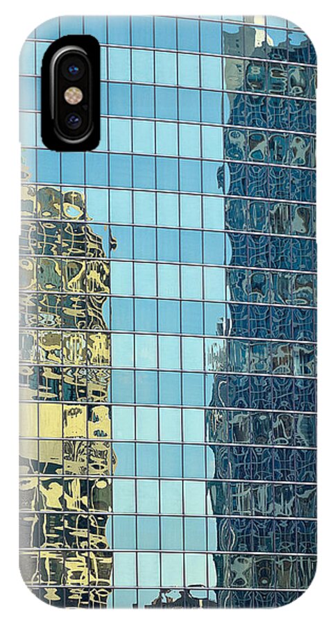 Chicago iPhone X Case featuring the photograph Chicago Reflections by Jon Exley