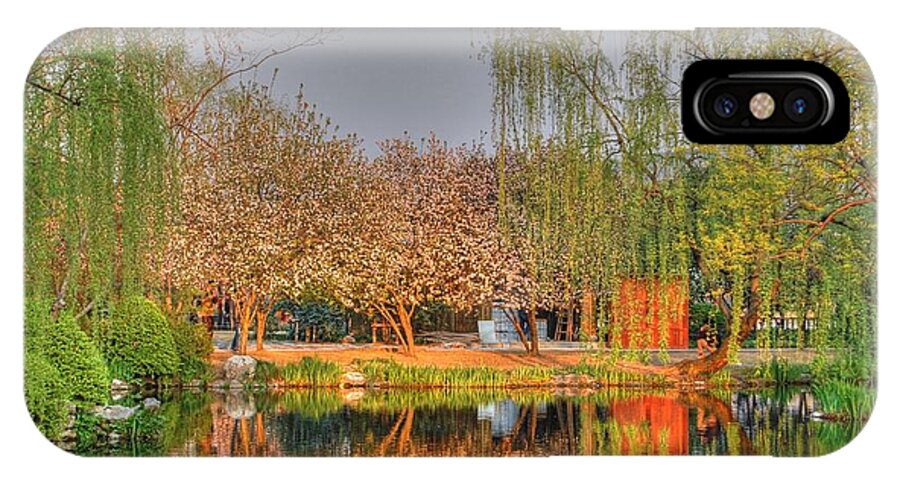 Asia iPhone X Case featuring the photograph Chineese Garden by Bill Hamilton
