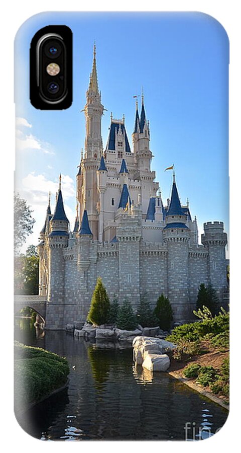 Castle iPhone X Case featuring the photograph Cinderella's Castle by Carol Bradley