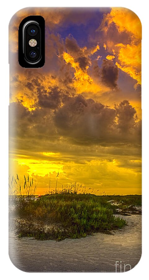 Sky iPhone X Case featuring the photograph Clearing Skies by Marvin Spates