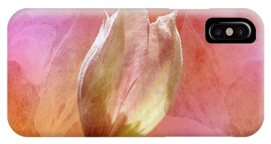 Clematis iPhone X Case featuring the photograph Clematis Opening by Lynn Bolt