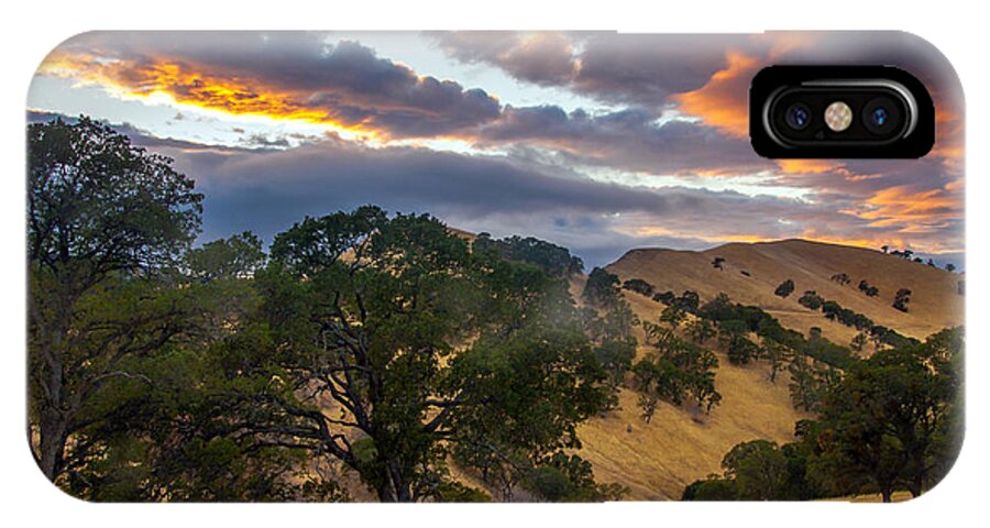 Landscape iPhone X Case featuring the photograph Clouds Over Black Diamond At Sunset by Marc Crumpler