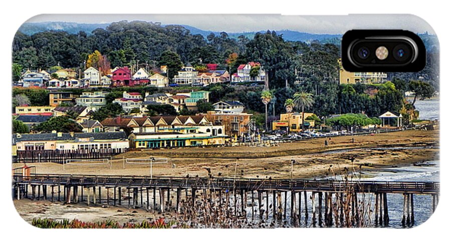 Coastal Town iPhone X Case featuring the photograph California Coastal Town by Kathy Churchman