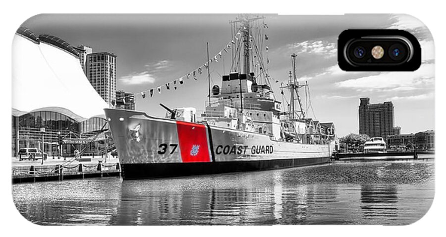 Coastguard iPhone X Case featuring the photograph Coastguard Cutter by Scott Hansen
