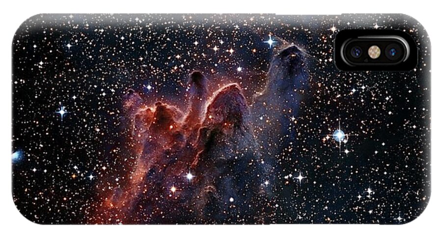 Composite iPhone X Case featuring the photograph Cometary Globules In Vela And Puppis by Robert Gendler