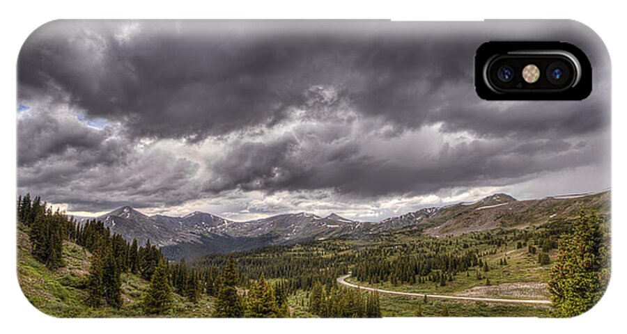 Cloud iPhone X Case featuring the photograph Cottonwood pass by Jeff Niederstadt