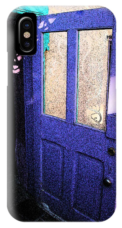 Country iPhone X Case featuring the photograph Country Door by Kathleen Messmer