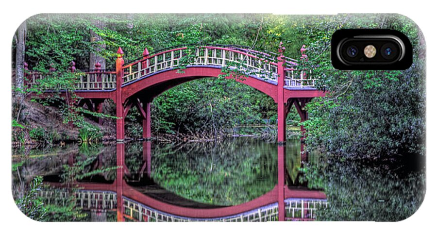 William & Mary iPhone X Case featuring the photograph Crim Dell Bridge in Summer by Jerry Gammon